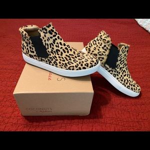 Matisse Leopard Hi-top Sneakers Sz 10